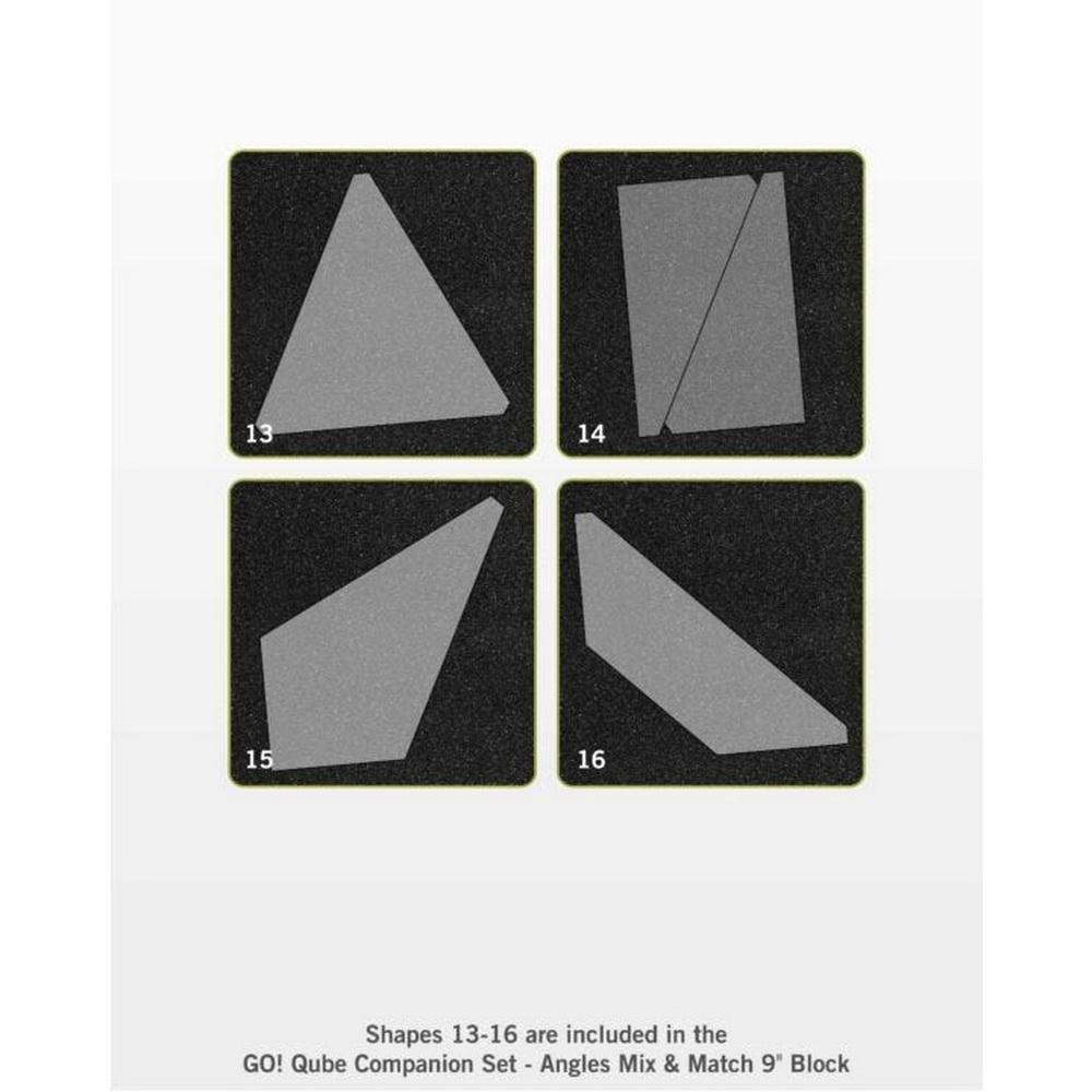 GO! Qube 9in Companion Set - Angles - Sewingmachinesplus.com