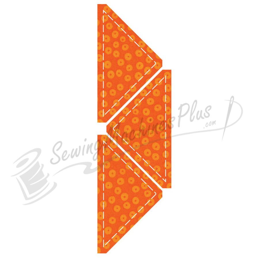 Accuquilt New! Quarter Square 4" Finished Triangle - 55316