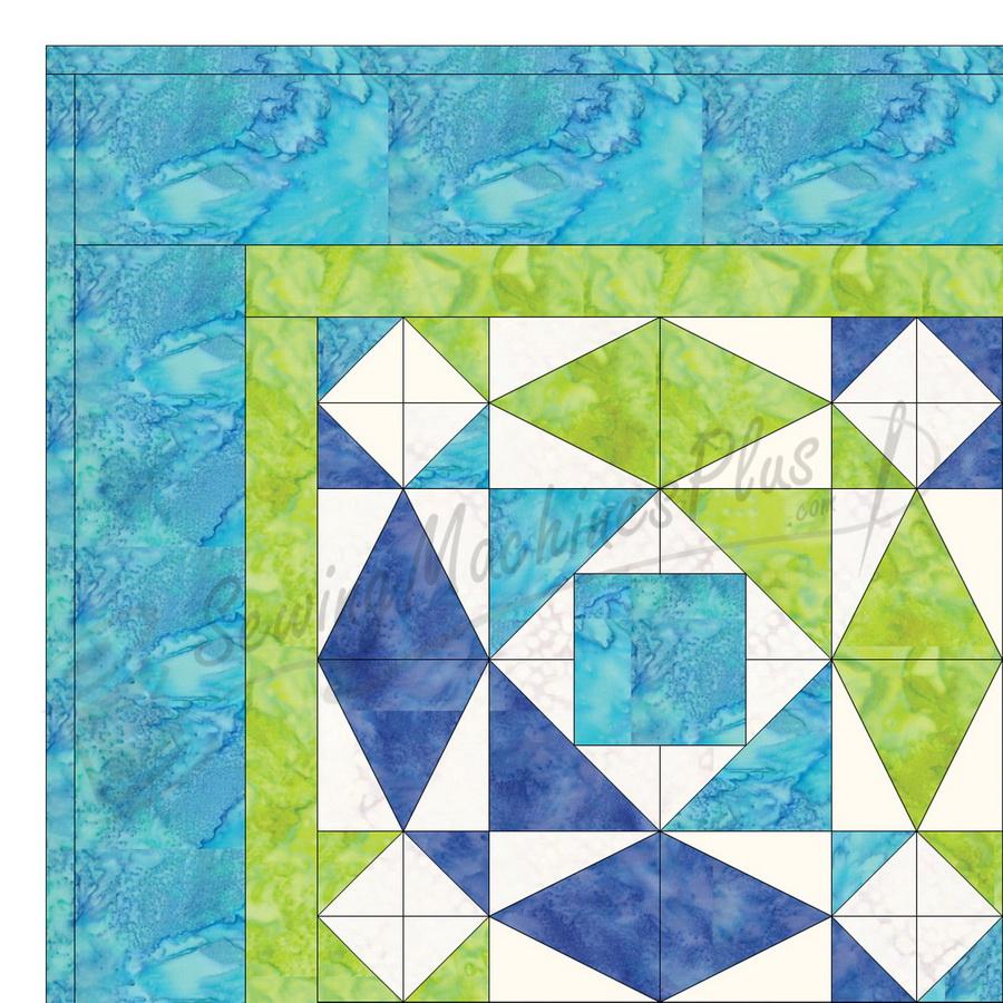 AccuQuilt GO! Half Square 1 1/2" Finished Triangle  - 55319