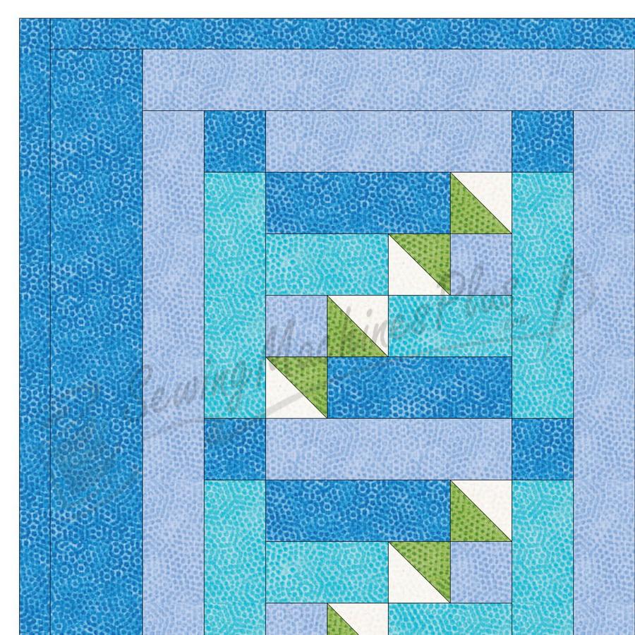AccuQuilt GO! Half Square 1" Finished Triangle - 55320 - Sewingmachinesplus.com