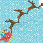 AccuQuilt GO! Sleigh & Snowflakes - 55322