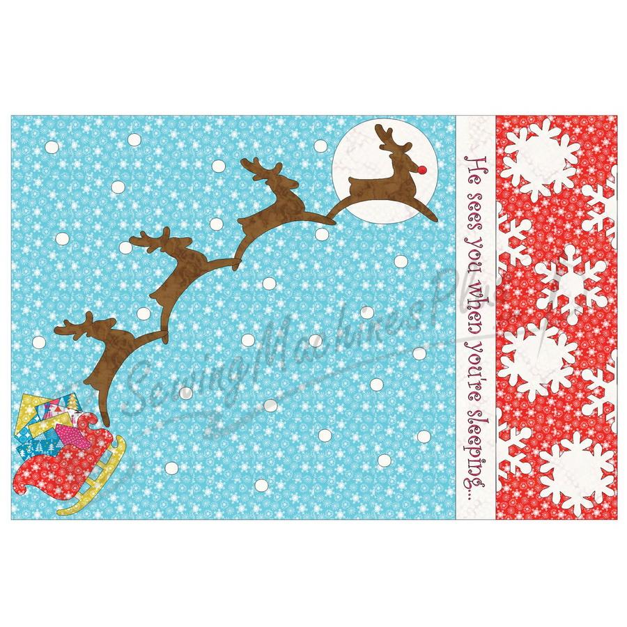 AccuQuilt GO! Sleigh & Snowflakes - 55322