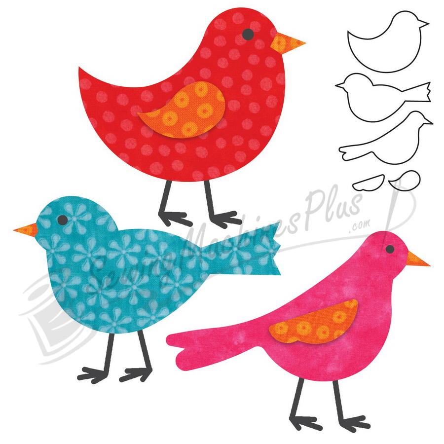 Accuquilt GO! Birds 55324