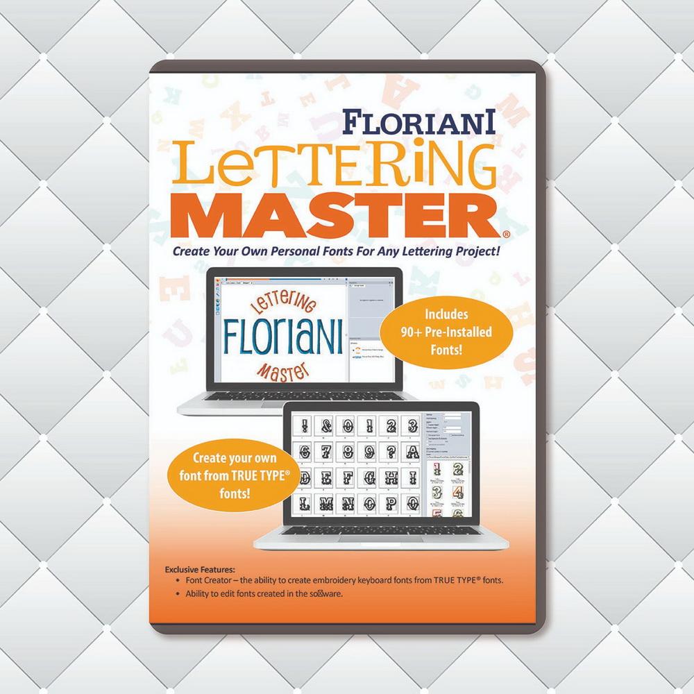 Floriani Lettering Master Software - Sewingmachinesplus.com