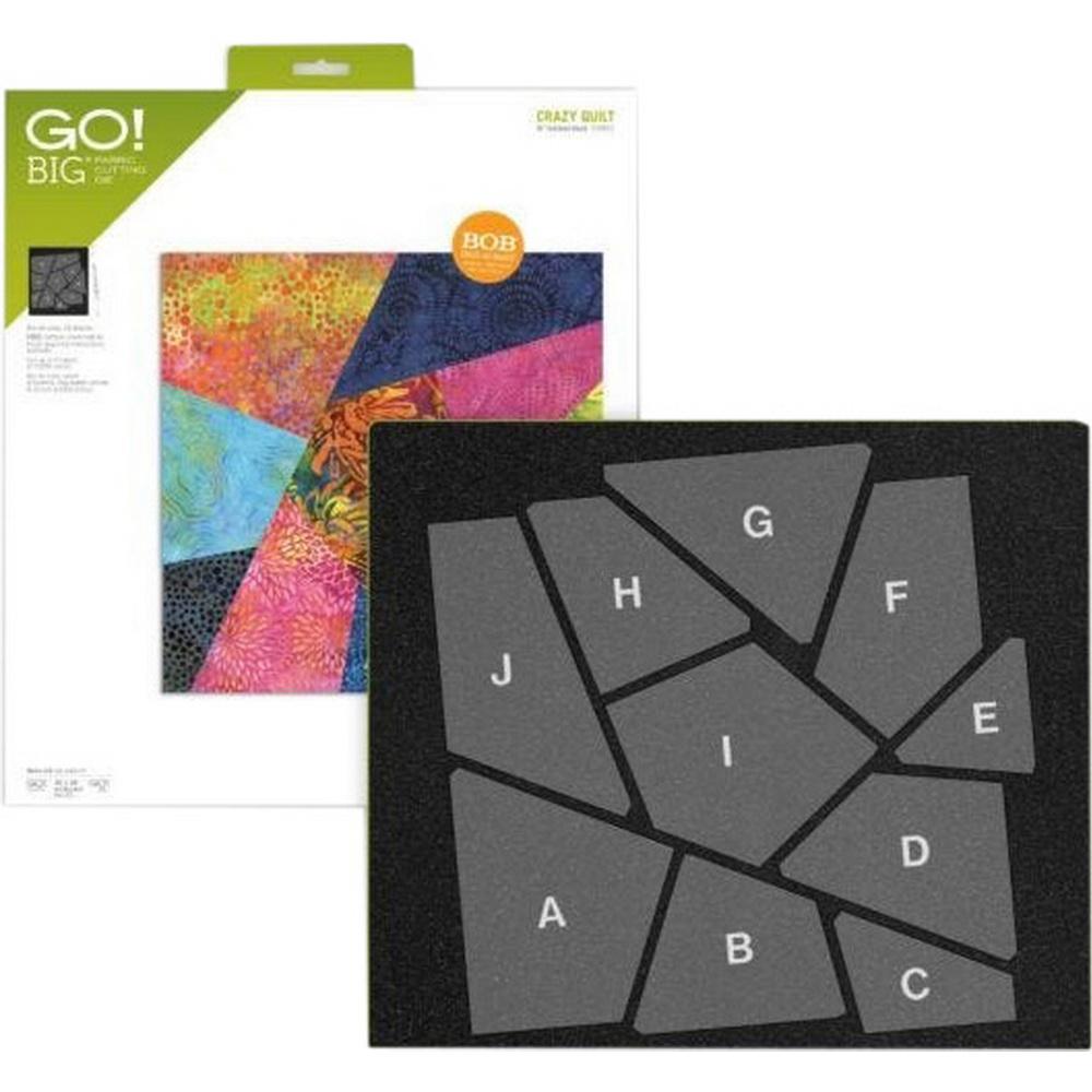 GO! Big Crazy Quilt - 10in Finished - Sewingmachinesplus.com