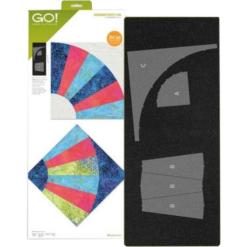 GO! Grandmother's Fan - 9in Finished Die - Sewingmachinesplus.com