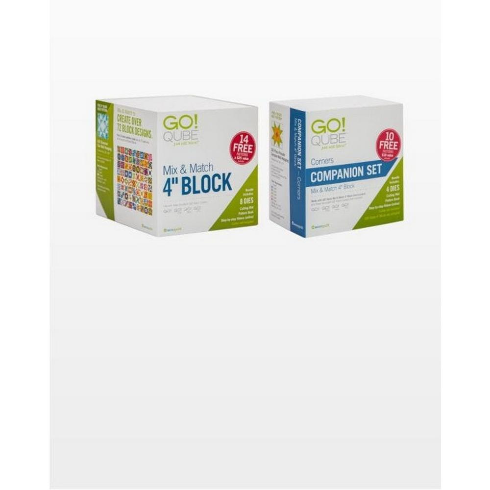 Accuquilt GO! Qube 4in Companion Set - Corners - Sewingmachinesplus.com