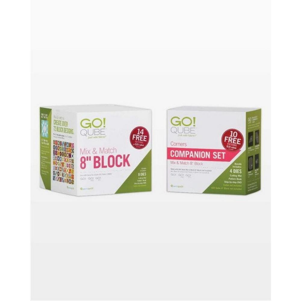 Accuquilt GO! Qube 8in Companion Set - Corners - Sewingmachinesplus.com