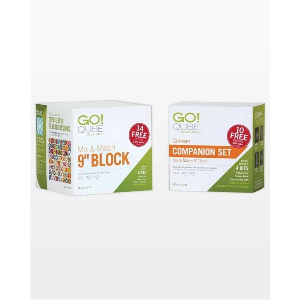 Accuquilt GO! Qube 9in Companion Set - Corners - Sewingmachinesplus.com