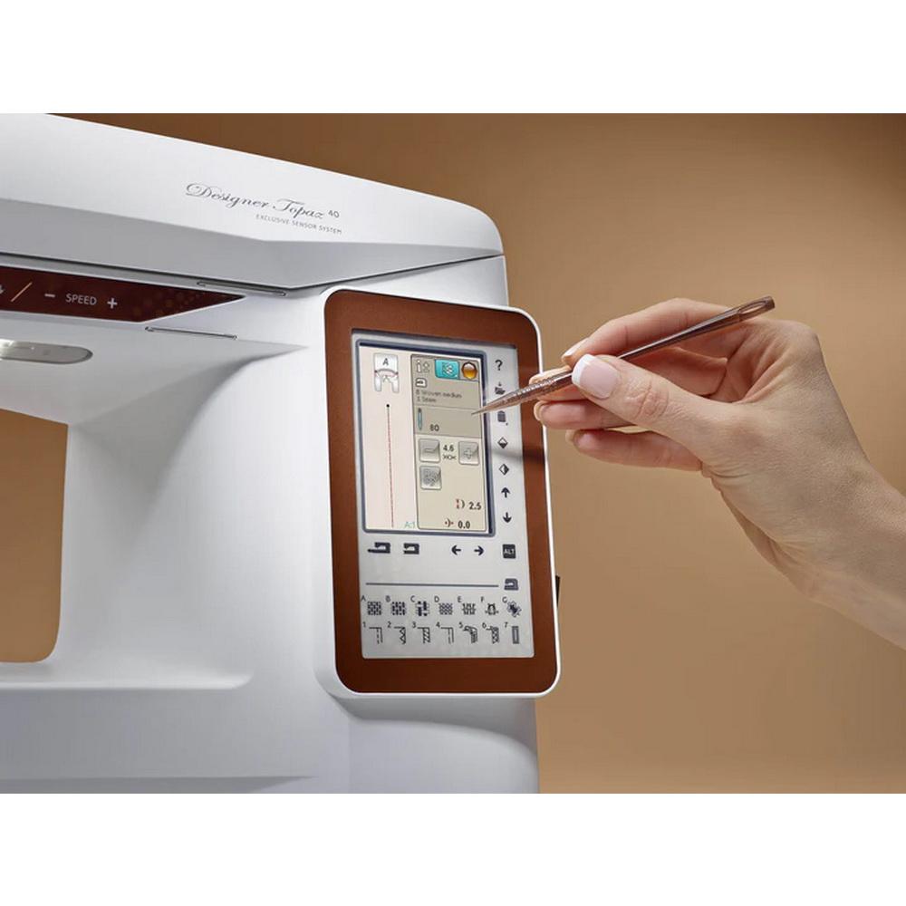 Husqvarna Viking Designer Topaz 40 Sewing and Embroidery Machine - Sewingmachinesplus.com