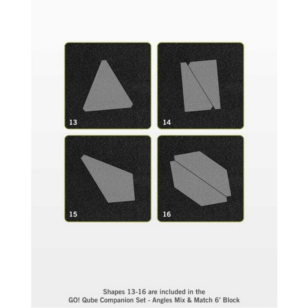 GO! Qube 6in Companion Set - Angles - Sewingmachinesplus.com