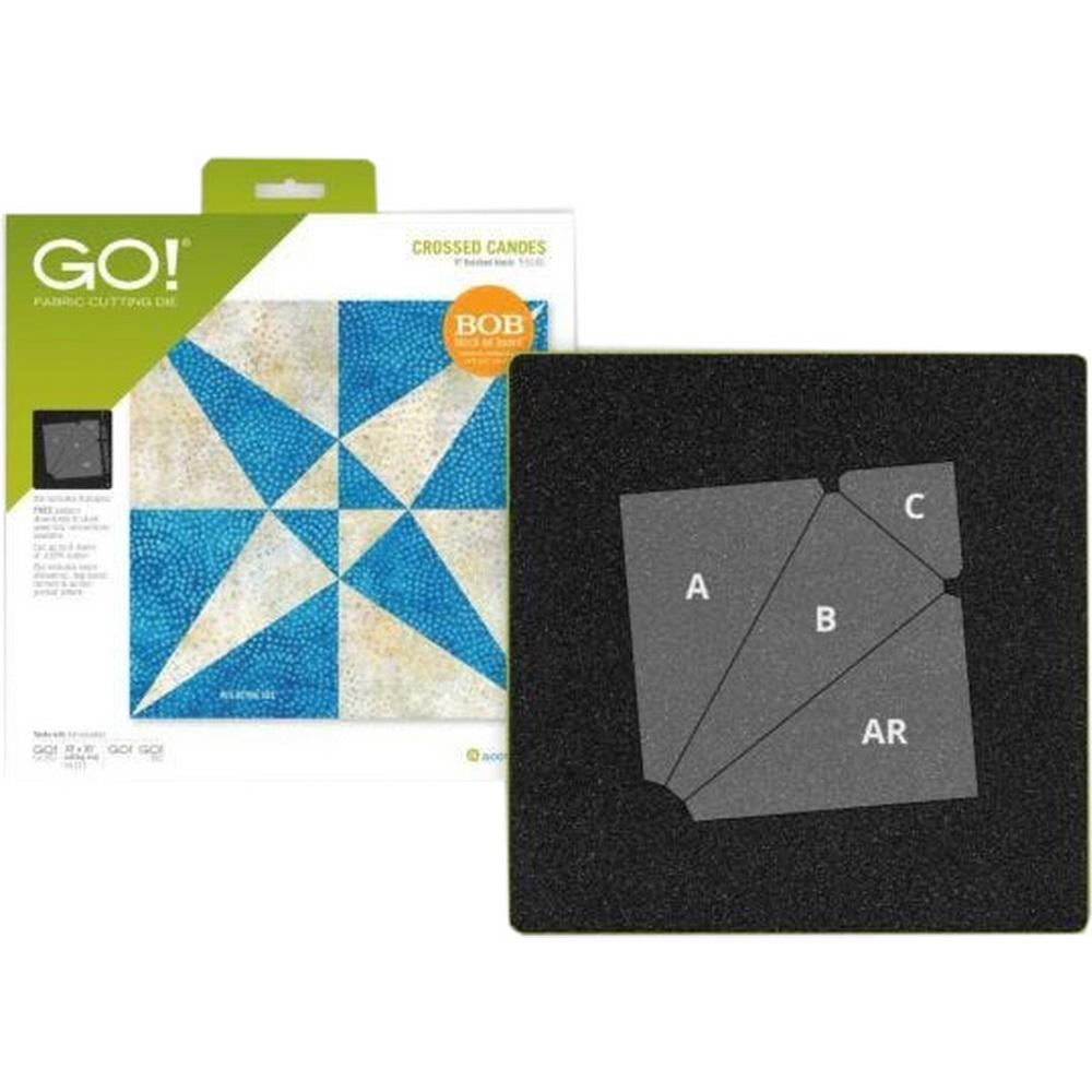 GO! Crossed Canoes - 9in Finished Die - Sewingmachinesplus.com