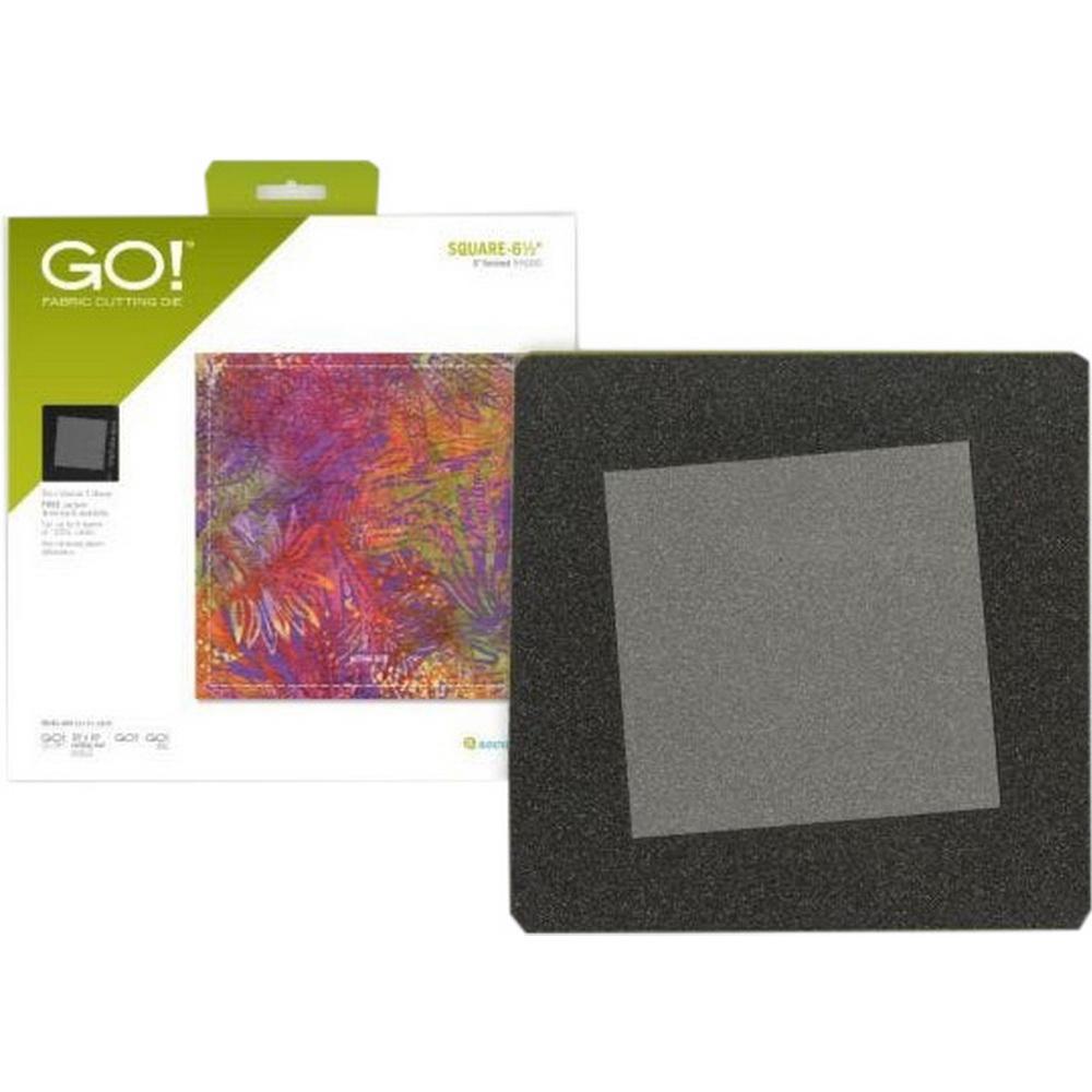 Accuquilt GO! Square - 6 1/2in (6in Finished) Geometric Die - Sewingmachinesplus.com