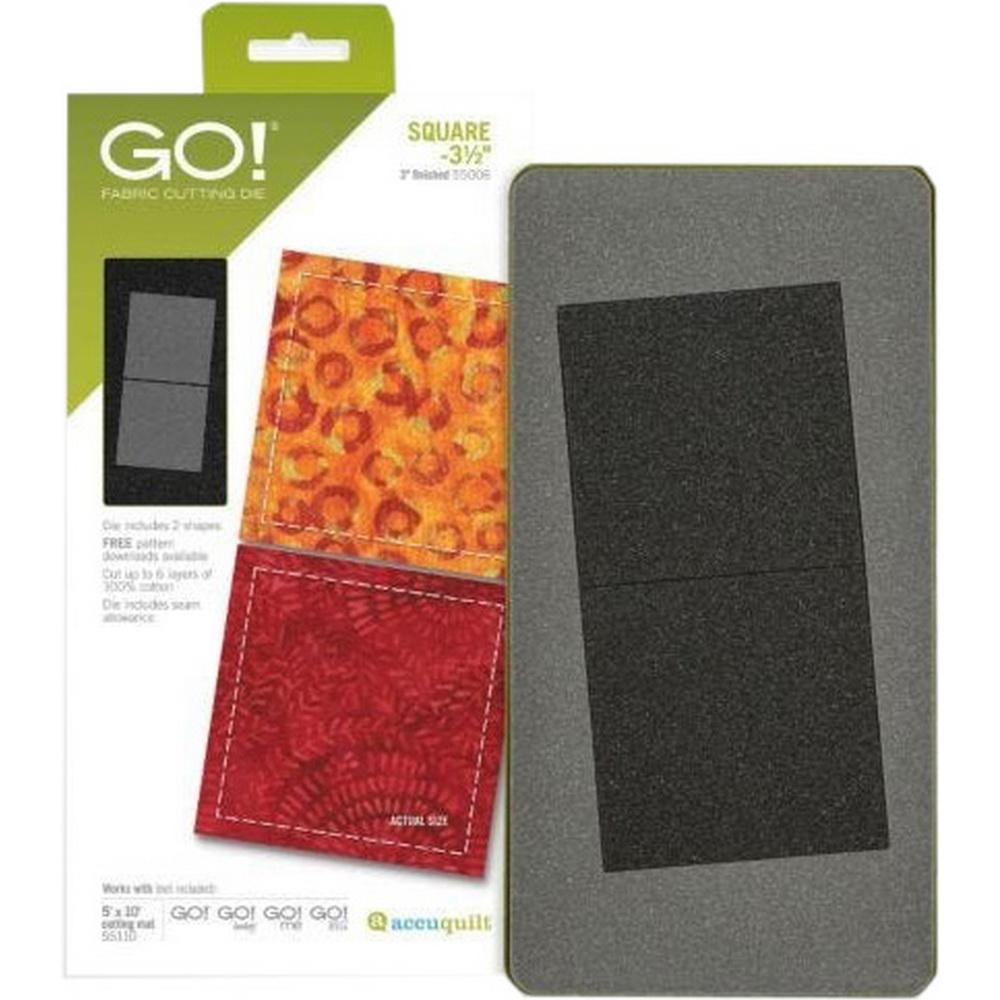 GO! Square - 3 1/2in (3in Finished) Geometric Die - Sewingmachinesplus.com