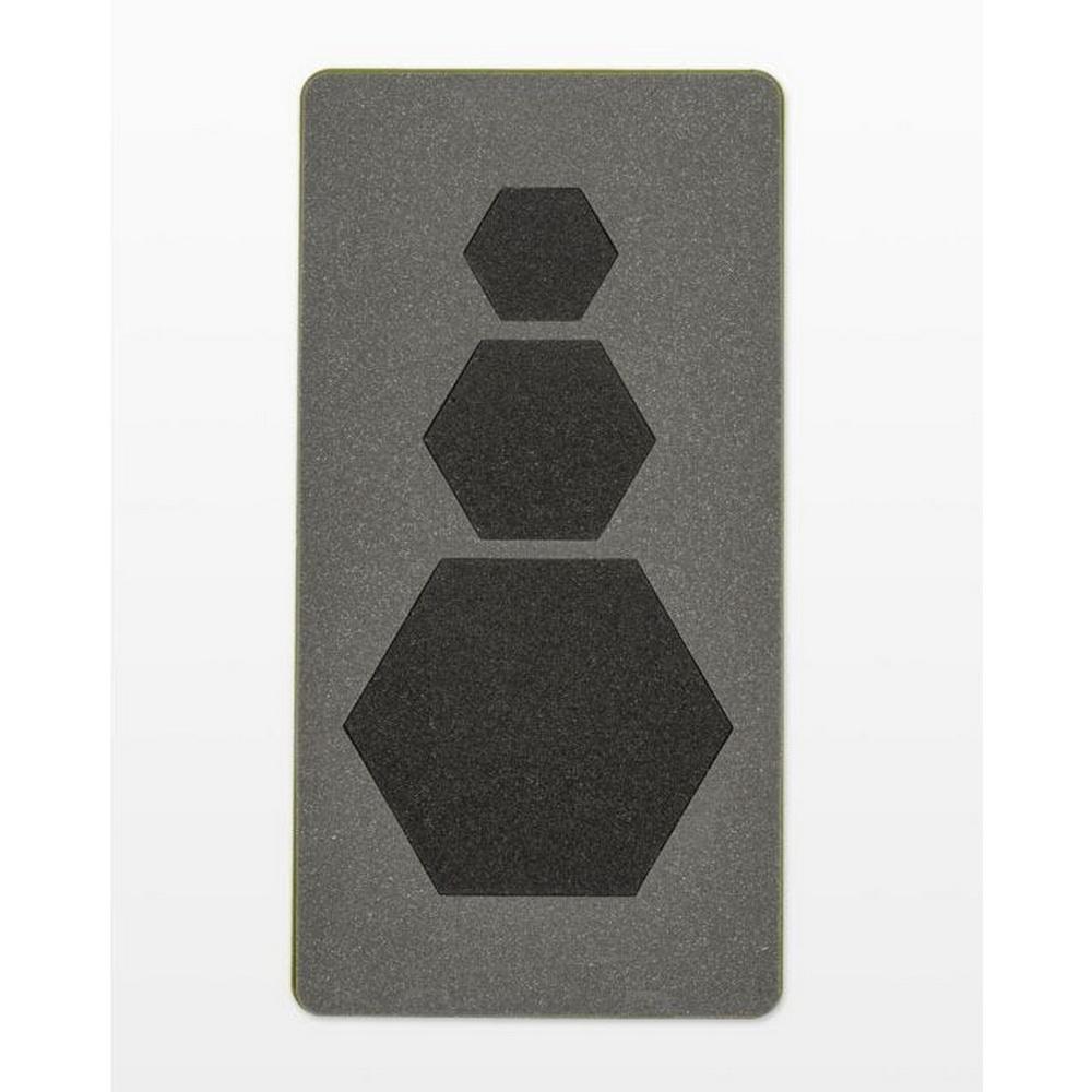 GO! Hexagon - 1in, 1 1 /2in, 2 1/2in Sides (3/4in, 1 1/4in, 2 1/4in Finished) Geometric Die - Sewingmachinesplus.com