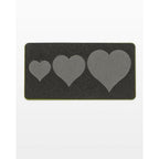 AccuQuilt Go! Geometric Die - Heart 2 Inch, 3 Inch, 4 Inch (55029)