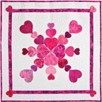 AccuQuilt Go! Geometric Die - Heart 2 Inch, 3 Inch, 4 Inch (55029)