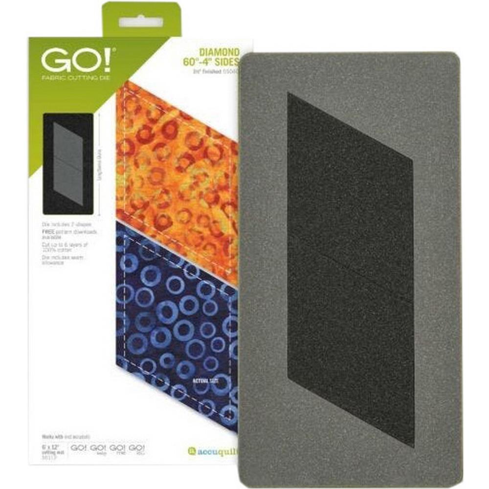 GO! Diamonds - 4in Sides (3 1/2in Finished) Geometric Die - Sewingmachinesplus.com