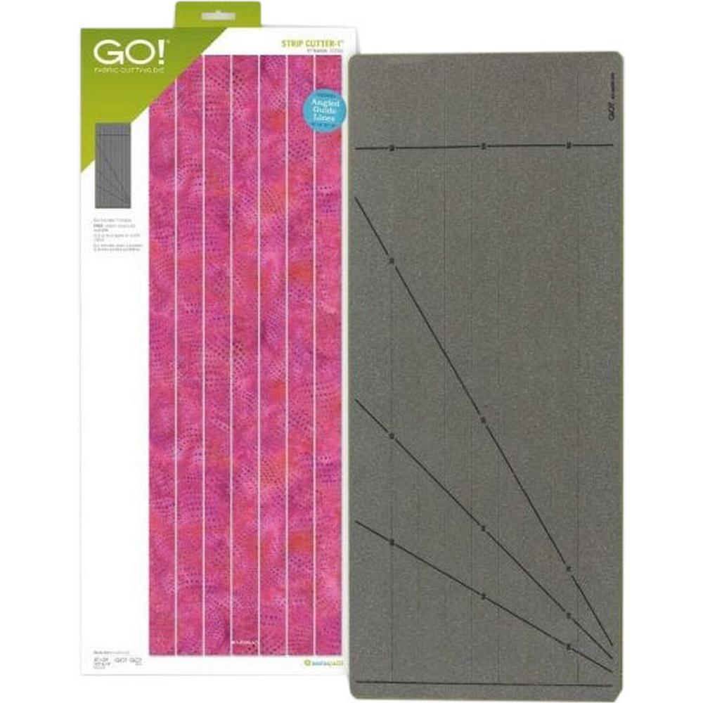 Accuquilt GO! Strip Cutter - 1in (1/2in Finished) 7 Strips - Sewingmachinesplus.com
