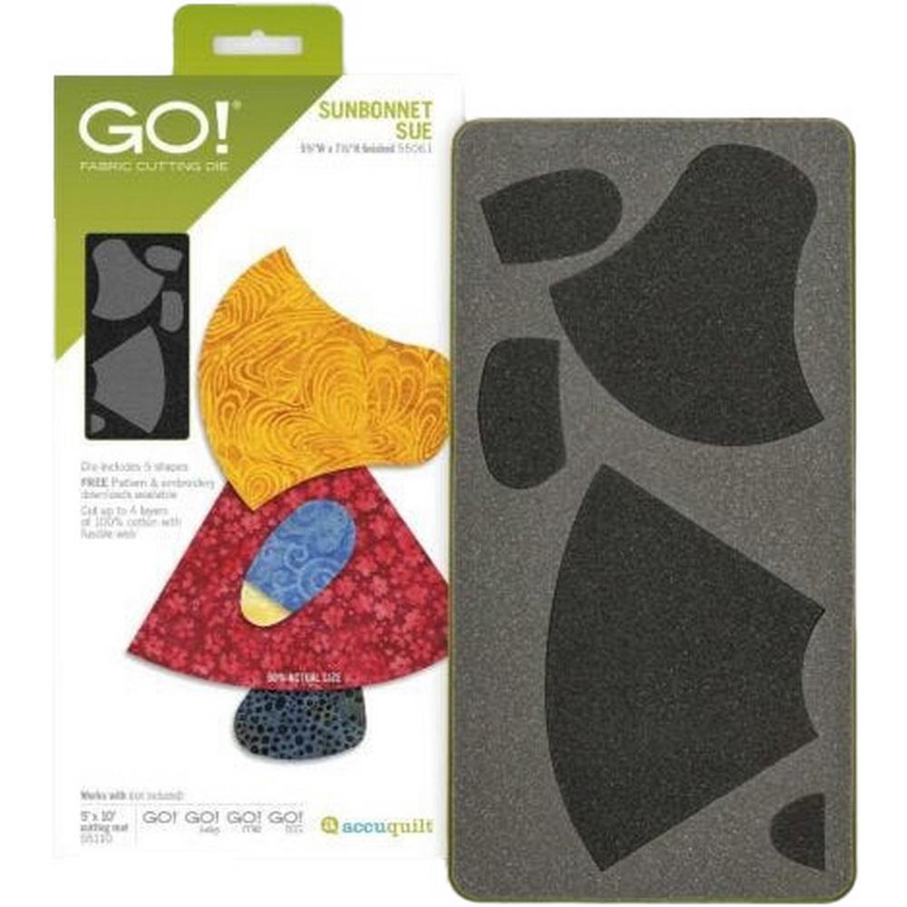 Accuquilt GO! Sunbonnet Sue Applique Die - Sewingmachinesplus.com