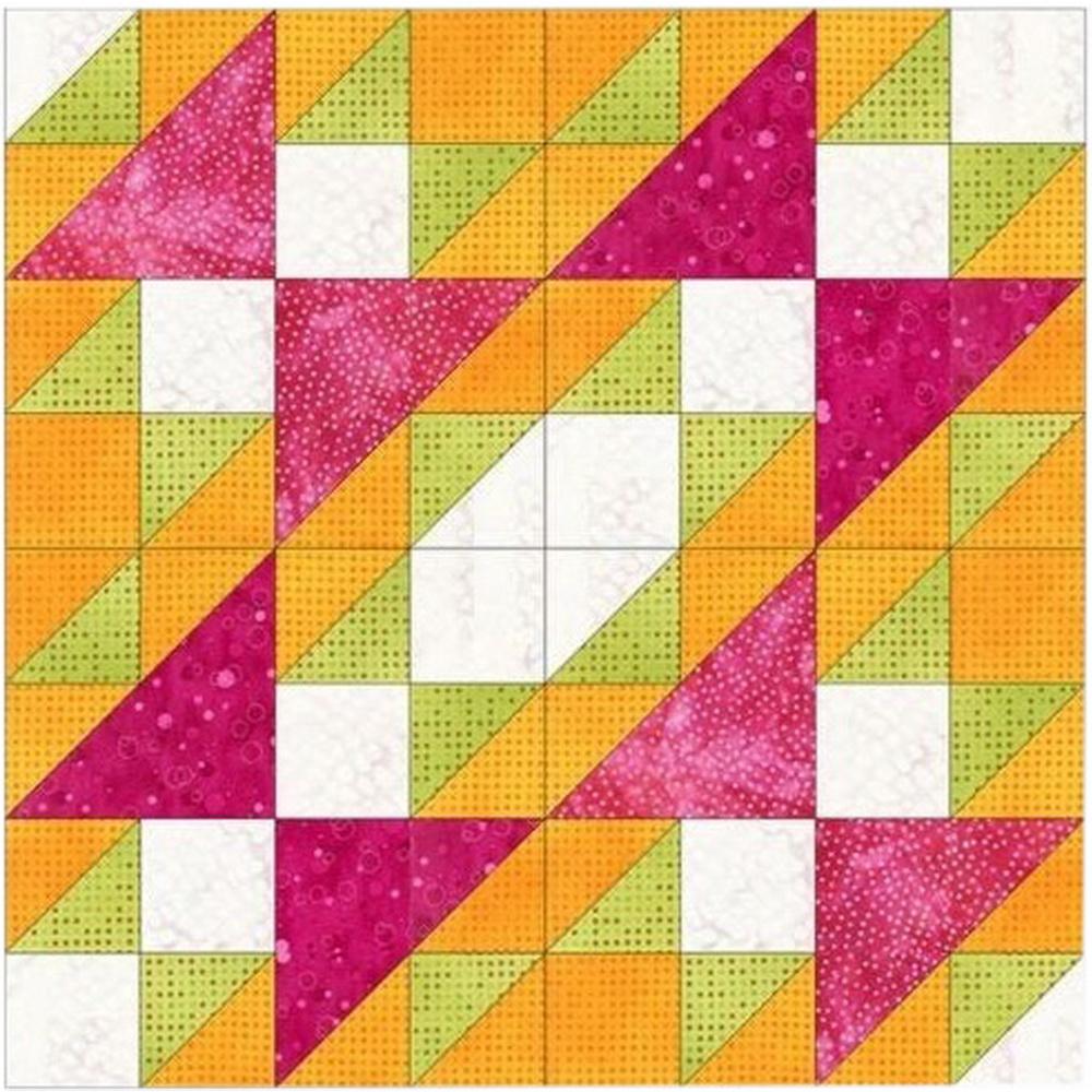 GO! Half Square Triangle - 2in Finished Square Multiples Geometric Die - Sewingmachinesplus.com