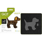 Accuquilt GO! Gingham Dog Applique Die - Sewingmachinesplus.com
