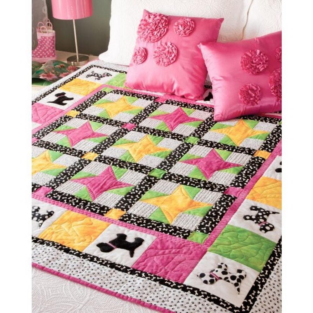 Accuquilt GO! Gingham Dog Applique Die - Sewingmachinesplus.com