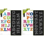GO! Carefree Alphabet Uppercase Set (2 - Die Set) Applique Die - Sewingmachinesplus.com