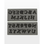GO! Carefree Alphabet Uppercase Set (2 - Die Set) Applique Die - Sewingmachinesplus.com