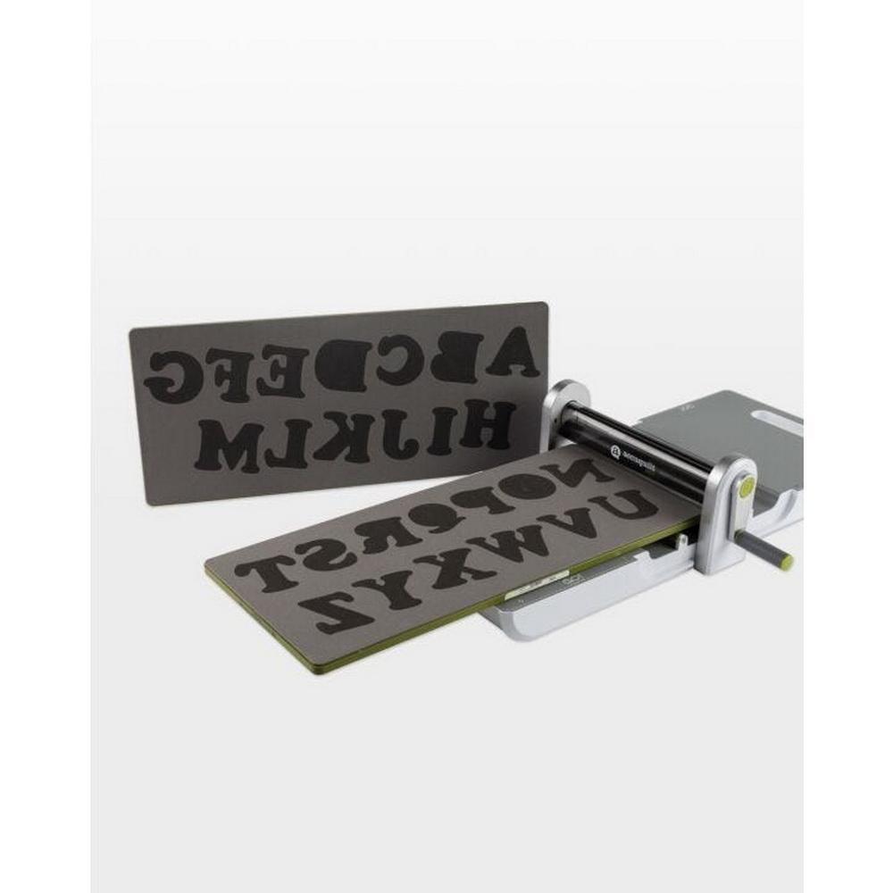 GO! Carefree Alphabet Uppercase Set (2 - Die Set) Applique Die - Sewingmachinesplus.com