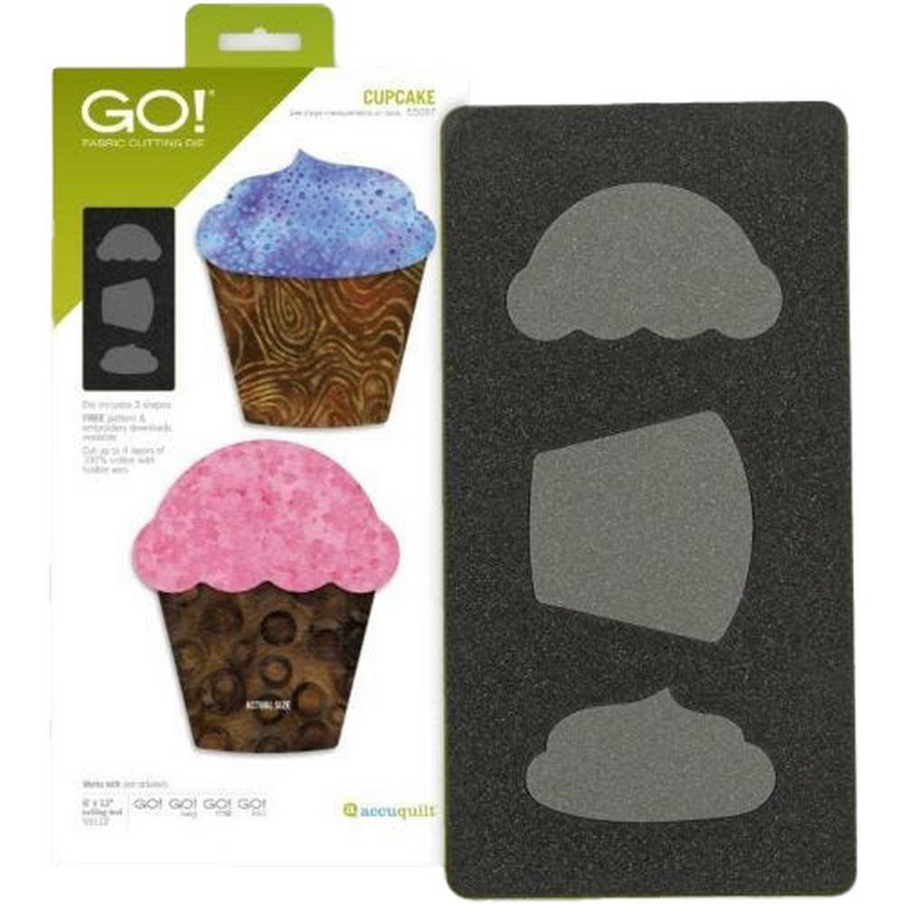GO! Cupcake Applique Die - Sewingmachinesplus.com