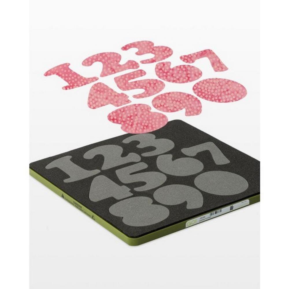 GO! Carefree Numbers Applique Die - Sewingmachinesplus.com