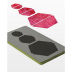 GO! Half Hexagon - 1in, 1 1/2in, 2 1/2in Sides (3/4in, 1 1/4in, 2 1/4in Finished) Geometric Die - Sewingmachinesplus.com
