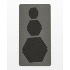 GO! Half Hexagon - 1in, 1 1/2in, 2 1/2in Sides (3/4in, 1 1/4in, 2 1/4in Finished) Geometric Die - Sewingmachinesplus.com