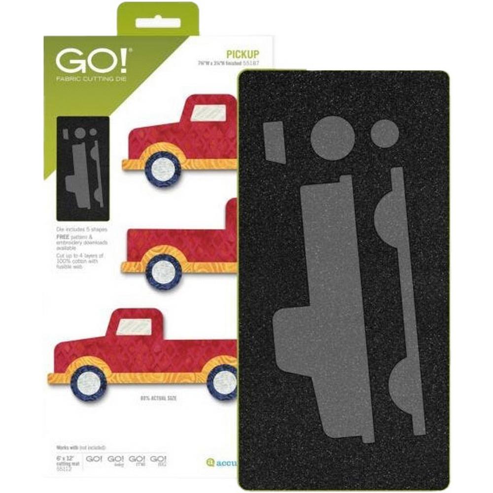 Accuquilt GO! Pickup Applique Die - Sewingmachinesplus.com