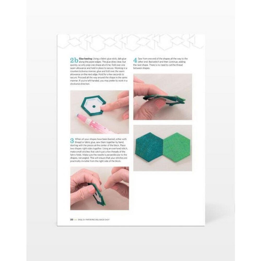 Accuquilt English Paper Piecing Made Easy Pattern Book by Katja Marek - Sewingmachinesplus.com