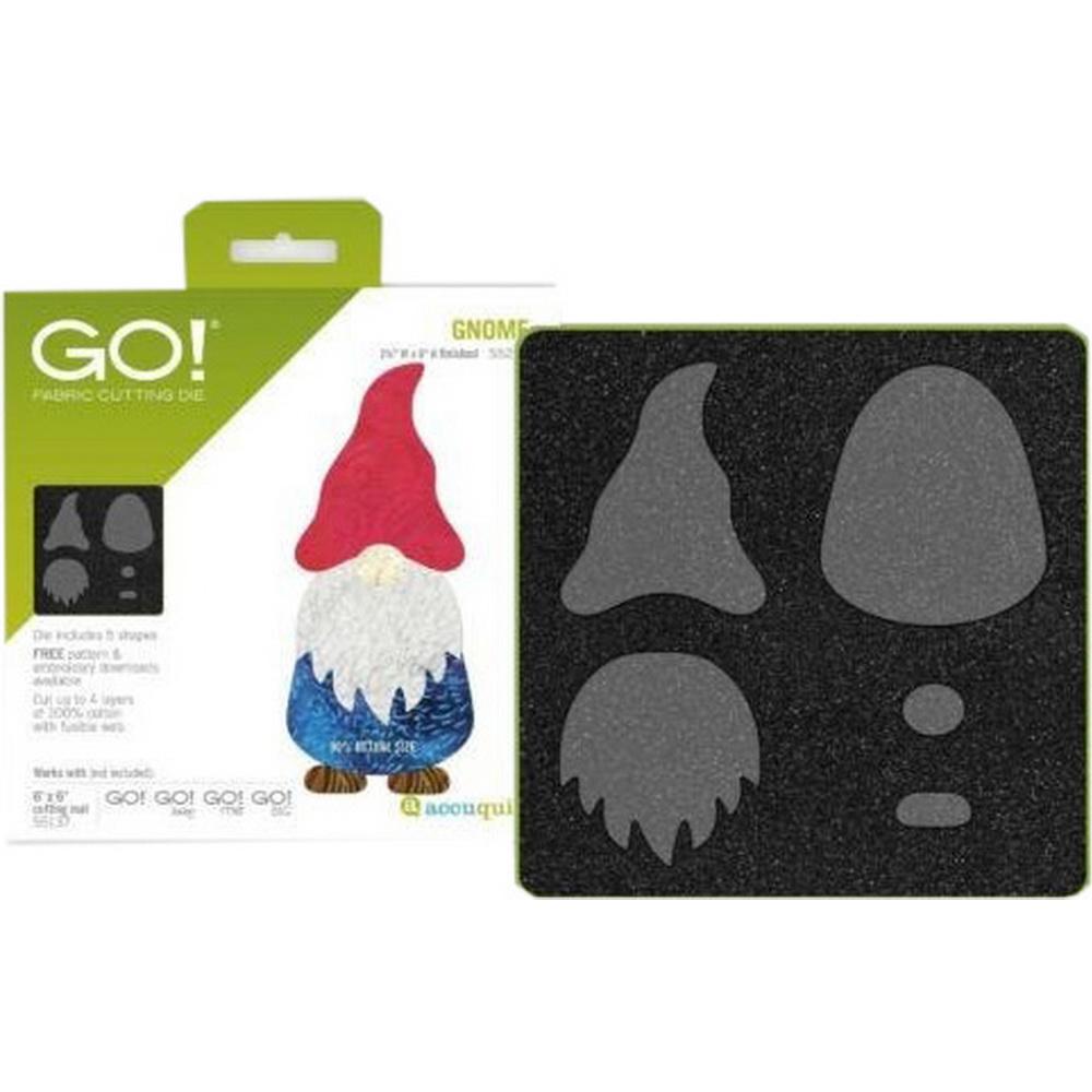 Accuquilt GO! Gnome Applique Die - Sewingmachinesplus.com