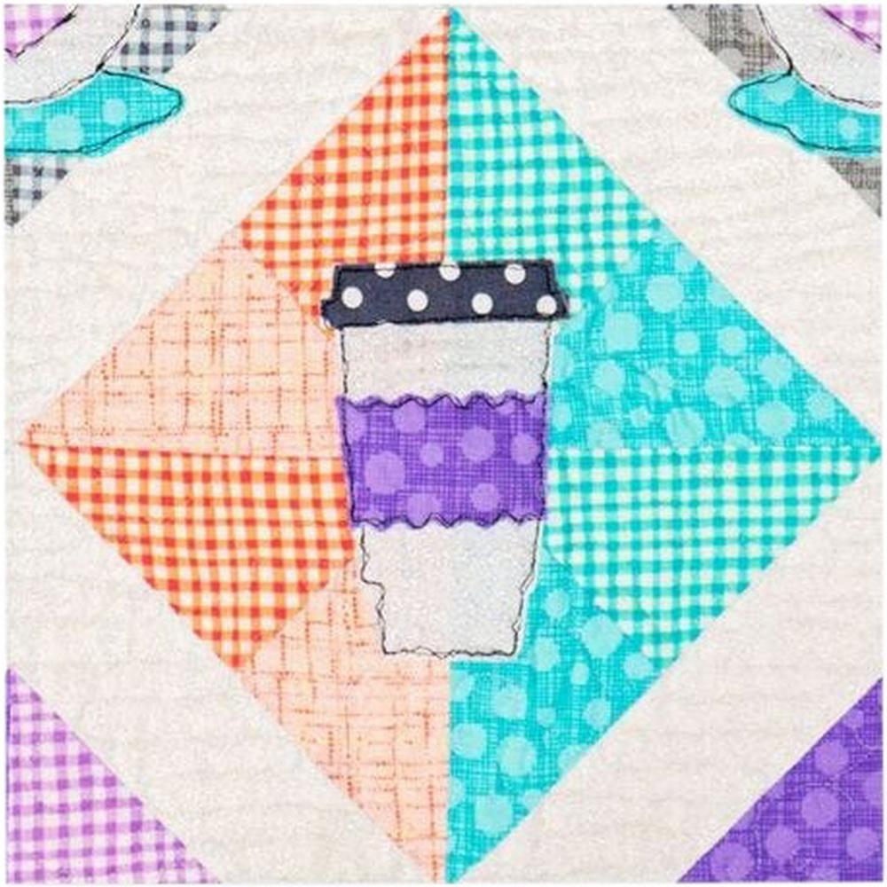 GO! Coffee and Tea Medley Applique Die - Sewingmachinesplus.com