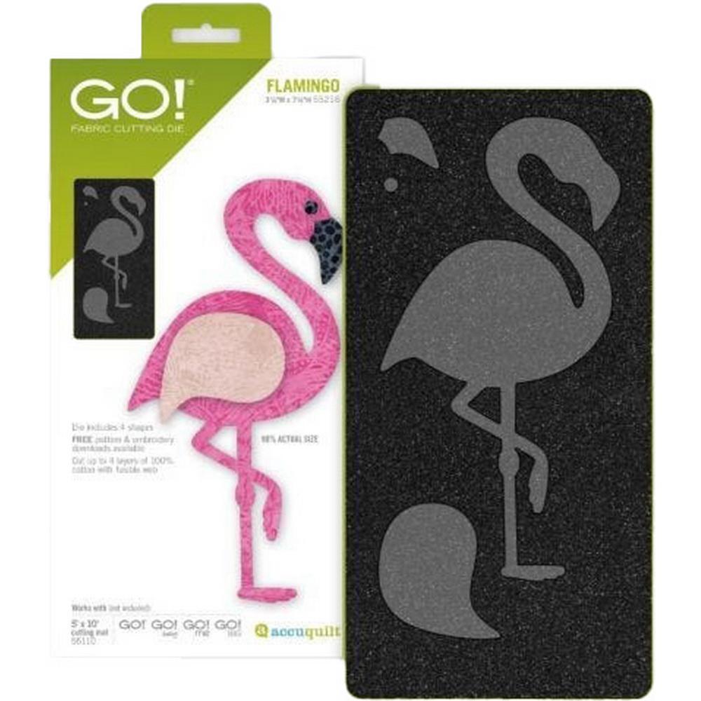 Accuquilt GO! Flamingo Applique Die - Sewingmachinesplus.com