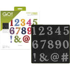 GO! Classic 2in Numbers & Symbols Applique Die - Sewingmachinesplus.com