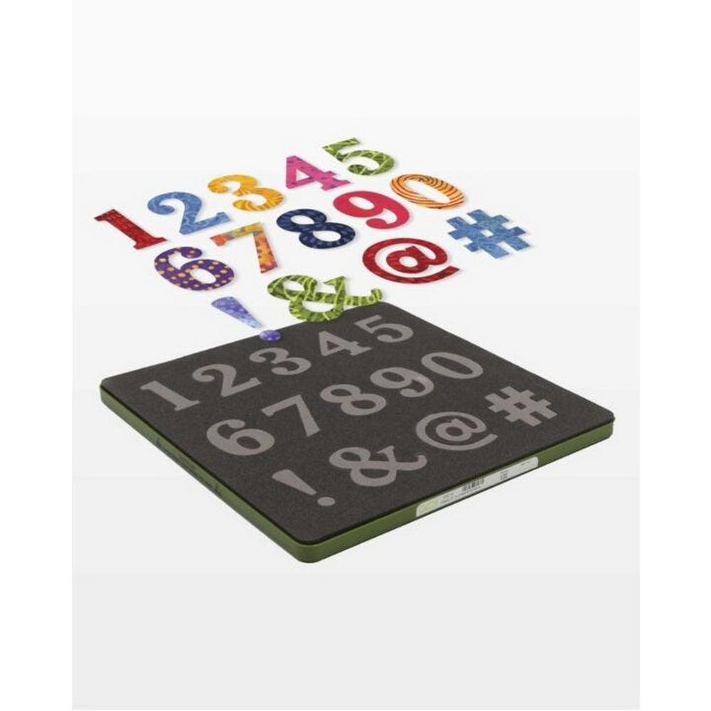 GO! Classic 2in Numbers & Symbols Applique Die - Sewingmachinesplus.com