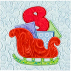 Accuquilt GO! Sleigh & Snowflakes Applique Die - Sewingmachinesplus.com