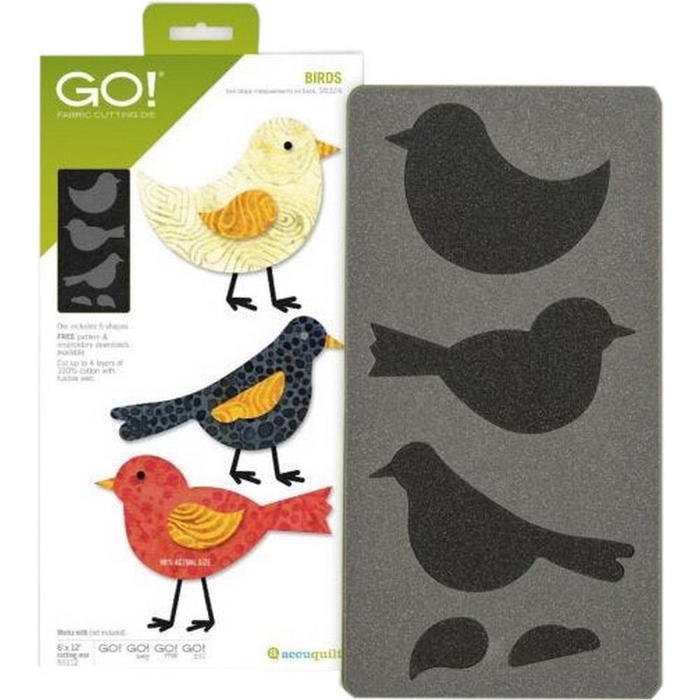 GO! Birds Applique Die - Sewingmachinesplus.com