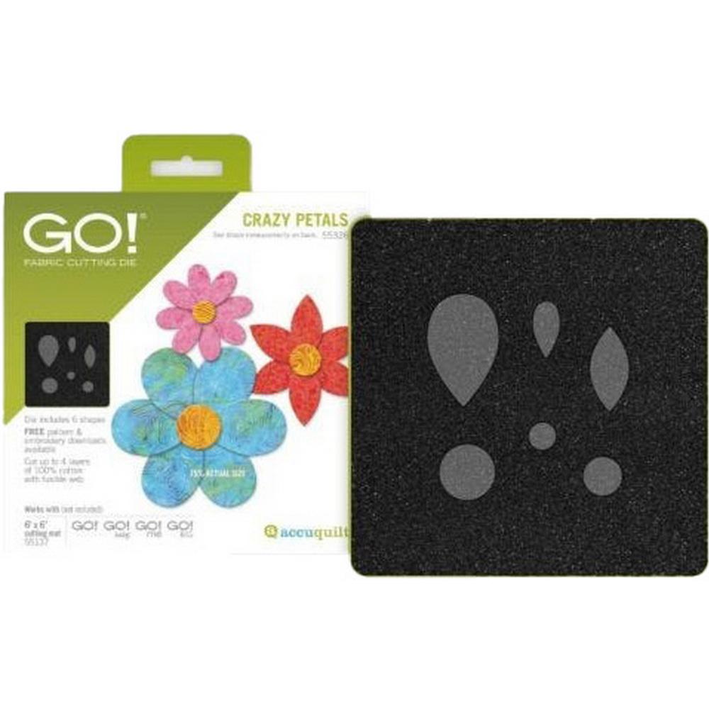 GO! Crazy Petals Applique Die - Sewingmachinesplus.com