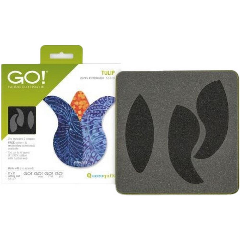 Accuquilt GO! Tulip Applique Die - Sewingmachinesplus.com
