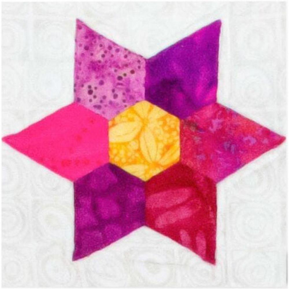 Accuquilt GO! English Paper Piecing - Jewel Petal - 1in Finished Sides Classic Die - Sewingmachinesplus.com