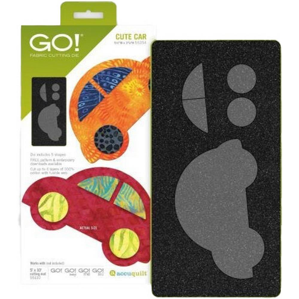 GO! Cute Car Applique Die - Sewingmachinesplus.com