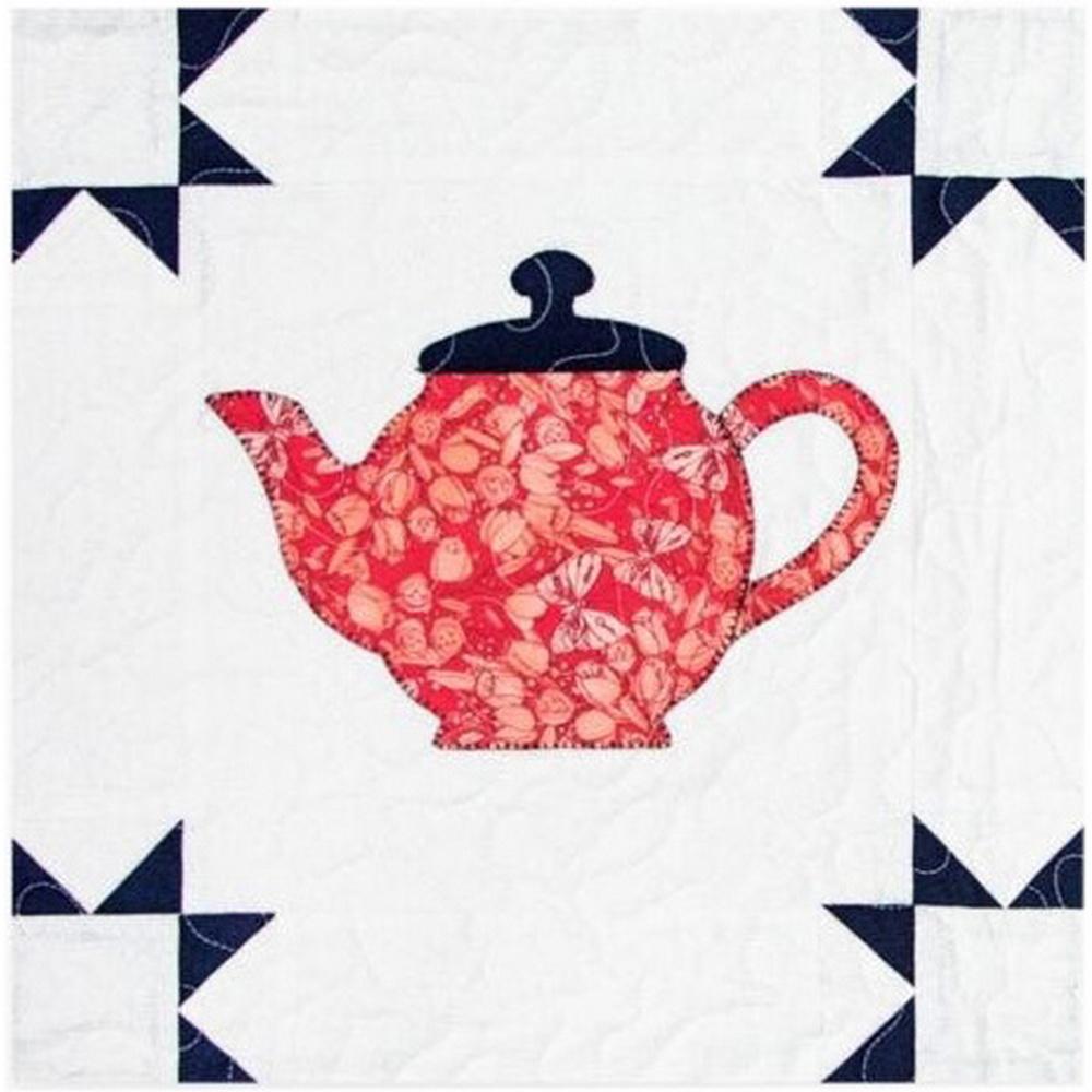Accuquilt GO! Tea Party Applique Die - Sewingmachinesplus.com