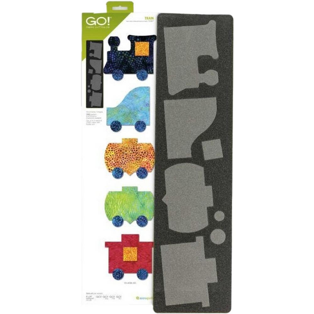 Accuquilt GO! Train Applique Die - Sewingmachinesplus.com