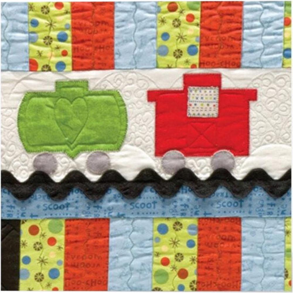 Accuquilt GO! Train Applique Die - Sewingmachinesplus.com